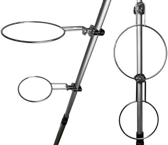 Main image of 304 Stainless Steel Boat Fender Holder, Boat Fender Rack, Boat Fender Holders for a Boat Rail Boat Bumper Holder Adjustable Boat Fender Hangers Boat Buoys Bumper and Boat Mooring Buoys