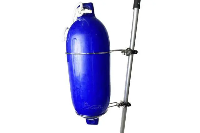 Alt view image 5 of 7 - 304 Stainless Steel Boat Fender Holder, Boat Fender Rack, Boat Fender Holders for a Boat Rail Boat Bumper Holder Adjustable Boat Fender Hangers Boat Buoys Bumper and Boat Mooring Buoys