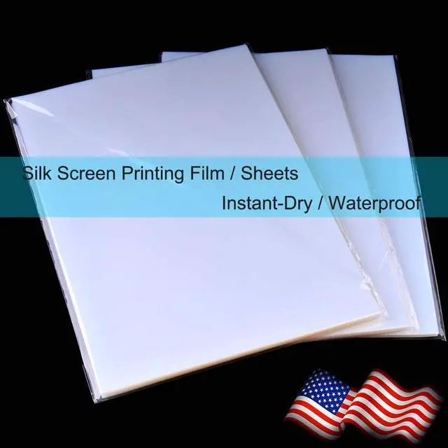 Alt view image 5 of 7 - Waterproof Inkjet Transparency Film Paper 13"x19" 100 sheets for Silk Screen Printing