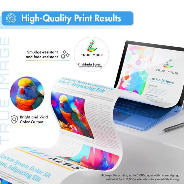 Alt view image 5 of 7 - 410A Toner Cartridge 4 Pack 410X MFP M477fnw M477fdw M477fdn M452dn | Compatible for HP 410A Color LaserJet Pro M477fnw M452dn M452dw M377dw M477 M452 M377 CF410A CF411A CF412A CF413A Printer