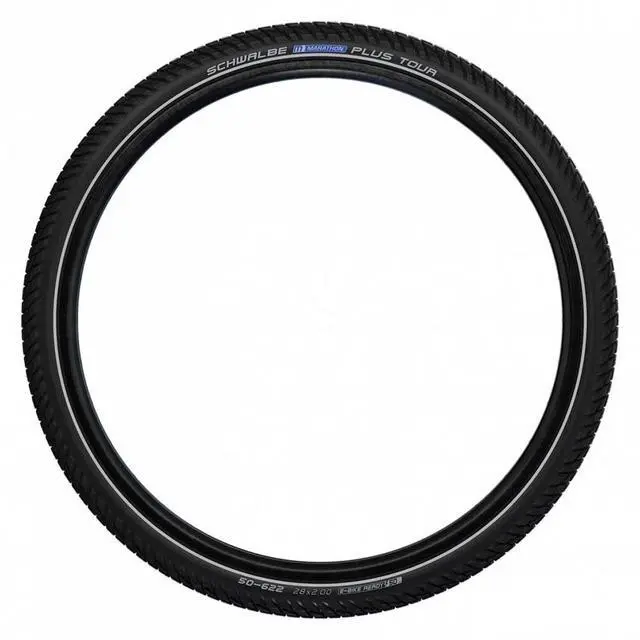 Alt view image 4 of 4 - Marathon Plus Tour 700x47c Tire - Puncture-Resistant, SmartGuard & Addix Green Eco-Friendly, E-Bike & Touring Hybrid Clincher with Reflective Sidewall | bike-tires