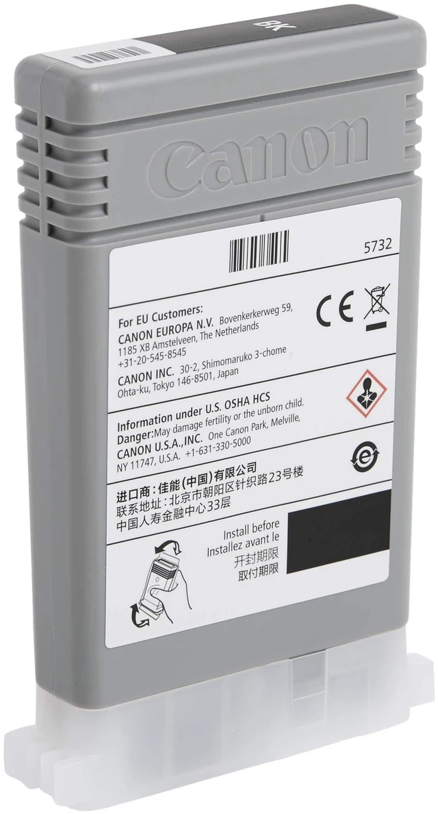 Alt view image 4 of 5 - Black Ink 55ml (PFI-030BK) for imagePROGRAF TA-20 and TA-30