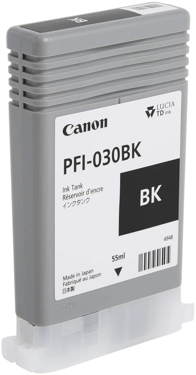 Alt view image 3 of 5 - Black Ink 55ml (PFI-030BK) for imagePROGRAF TA-20 and TA-30