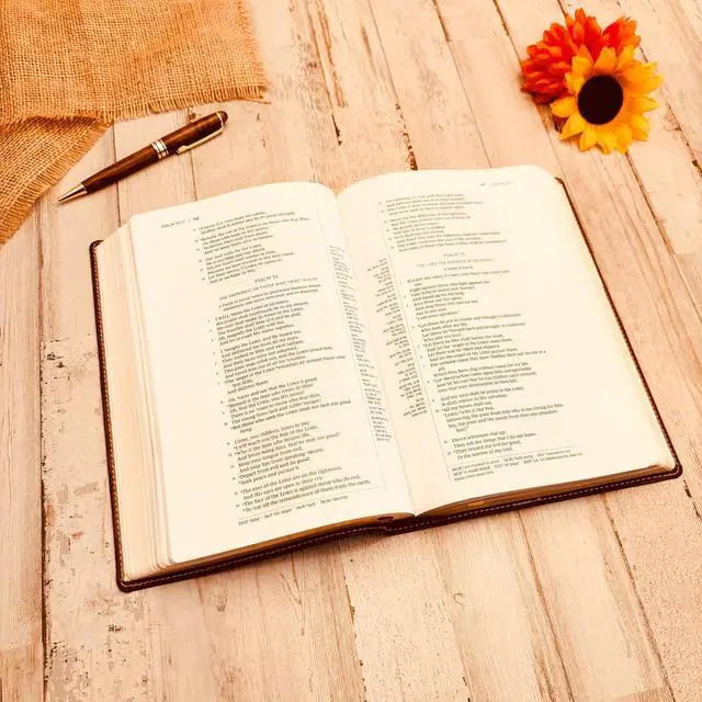 Alt view image 7 of 7 - Personalized Family Bible, Custom Engraved NKJV Wide-Margin Family Tree Bible for Weddings and Anniv. Gifts