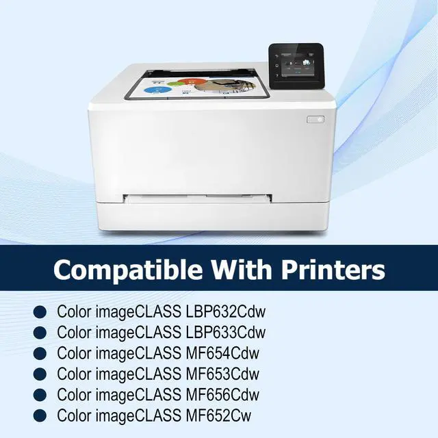 Alt view image 2 of 6 - 067 Black Toner Cartridge Replacement for Canon 067 067H CRG-067 to use with Canon Color ImageCLASS LBP632Cdw MF656CDW MF650c MF652Cw MF654CDW MF653Cdw MF651CW LBP631CW LBP633CDW Printer ink (2 Pack)
