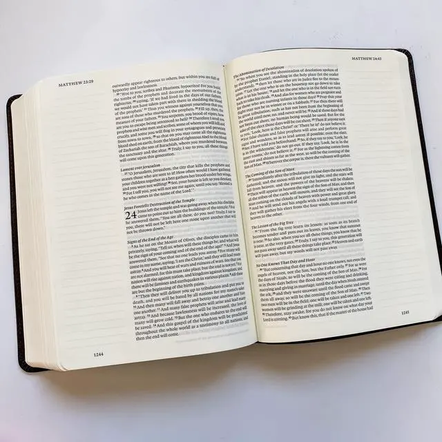 Alt view image 5 of 7 - ESV Journaling Bible | Personalized with Name | Custom Design Hand Illustrated and Laser Engraved | Gift for Wedding, Birthday, Baptism, Graduation