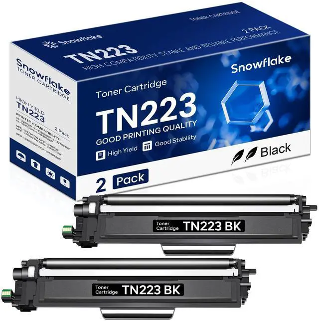 Main image of TN223BK TN-223BK Compatible TN223 TN-223 Black Toner Cartridge Replacement for Brother TN-223 TN223BK MFC-L3750CDW MFC-L3770CDW Toner, TN223 2PK