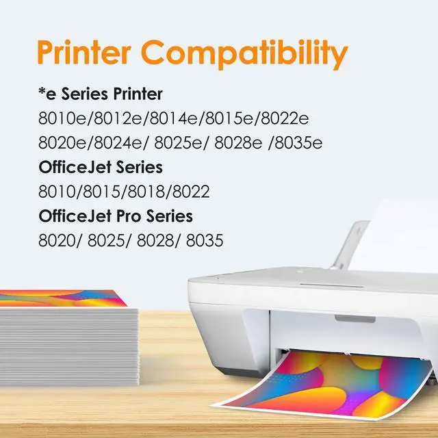 Alt view image 2 of 6 - 910XL 910 Ink Cartridge Replacement for HP 910XL Ink Cartridges Combo Pack for HP910 HP910XL Ink 4-Pack Work with OfficeJet Pro 8010e 8015e 8020e 8025e 8028e 8035e 8015 8020 8030 8035 Printer
