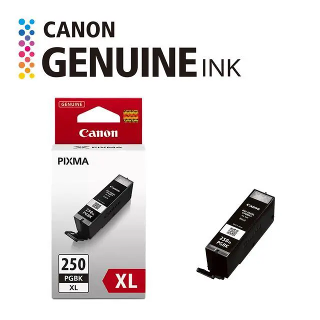 Alt view image 2 of 7 - PGI-250XL Genuine Pigment Black Ink Tank,Compatible with MG6320,IP7220 & MG5420,MX922,MG5520,MG6420,MG7120,iX6820,iP8720,MG7520,MG6620,and MG5620 Printers,(Pack of 2)