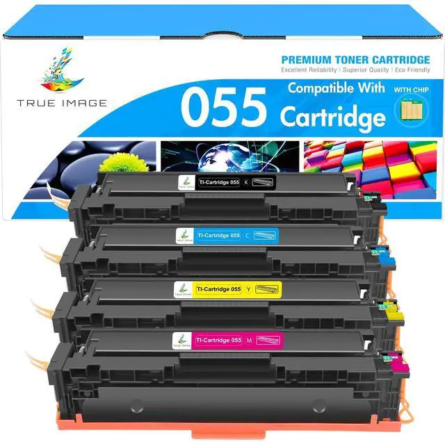Main image of 055 055H Toner Cartridge Set MF743Cdw MF741Cdw MF740C 4 Pack | Compatible for Canon Color ImageCLASS MF743Cdw MF741Cdw MF746Cdw LBP663Cdw MF740C LBP660C Printer Black Cyan Magenta Yellow