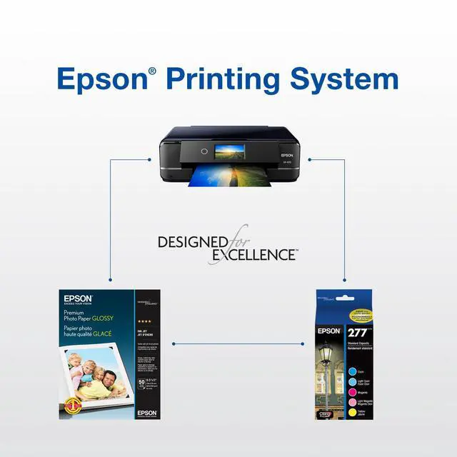 Alt view image 6 of 6 - 277 Claria Photo HD Ink Standard Capacity 5 Color Cartridge Combo Pack (T277920-S) Works with Expression XP-850, 860, 950, 960, 970