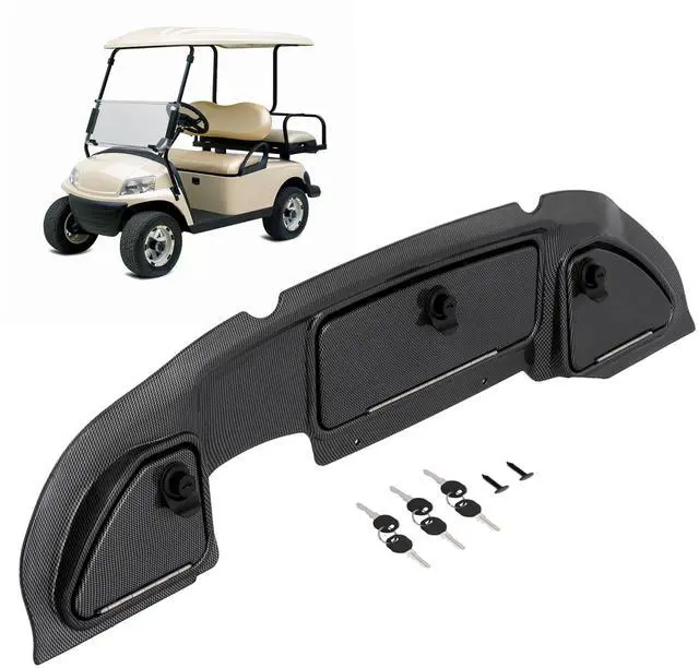 Main image of Dashboard Cover W/Locking Box Compatible with 2004-2008.5 Club Car Precedent Golf Cart Plastic ABS Dash Cover Assembly