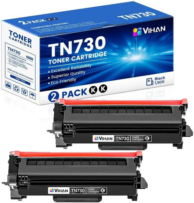 Main image of TN730 TN-730 Toner Cartridges Black Replacement for Brother TN730 TN-730 MFC-L2710DW HL-L2395DW HL-L2350DW DCP-L2550DW MFC-L2750DW Toner Printer (2 Pack)
