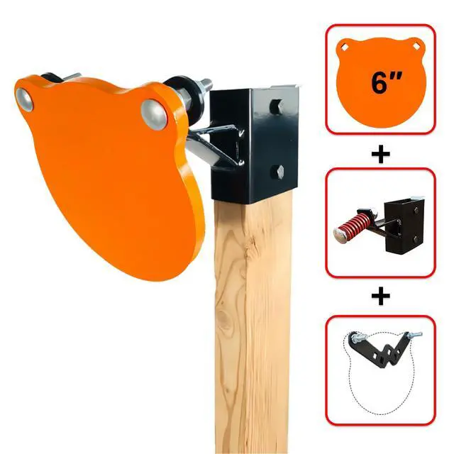 Alt view image 2 of 7 - AR500 Steel Shooting Target with 2x4 Target Hanger