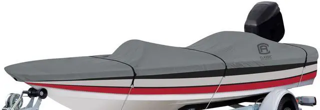Main image of Lunex RS-1 Boat Cover, Fits Boats 16' - 18.5' L x 98" W, Trailerable Boat Cover with All-Weather Ripstop Fabric, Model C