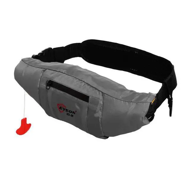 Alt view image 2 of 6 - Inflatable Life Jacket Triangle Waist Bag Manual