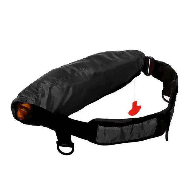 Alt view image 3 of 6 - Inflatable Life Jacket Triangle Waist Bag Manual