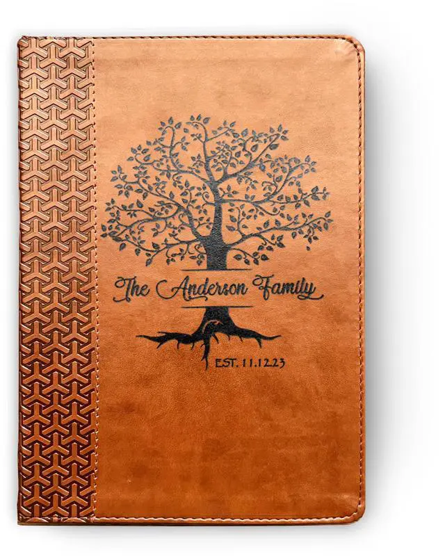Main image of Personalized KJV Family Bible, Custom KJV Family Tree Study Bible, Wedding Gifts, Christian Gifts