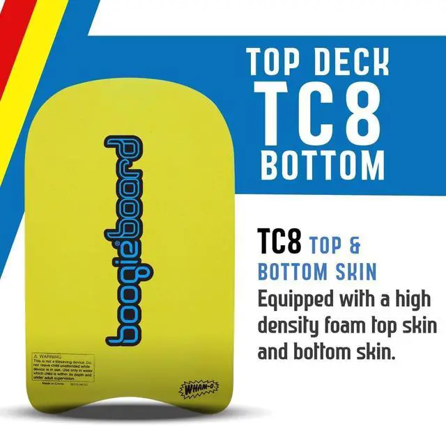 Alt view image 5 of 6 - BoogieBoard Sport Trainer 19" Bodyboard Kickboard TC8 Deck PE Core Crescent Tail Beginners Pool Beach