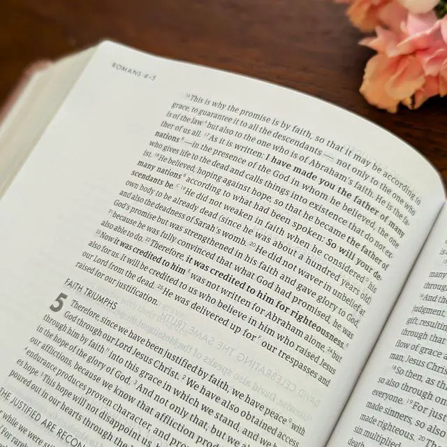 Alt view image 5 of 7 - Personalized CSB Journaling Bible | Rose Gold | Custom Engraved Name | Christian Gift for Women