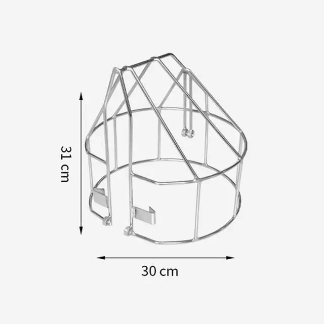 Alt view image 7 of 7 - Outboard Motor Propeller Safety Cage, Stainless Steel Mesh Protective Cover for 18 HP Marine Engines