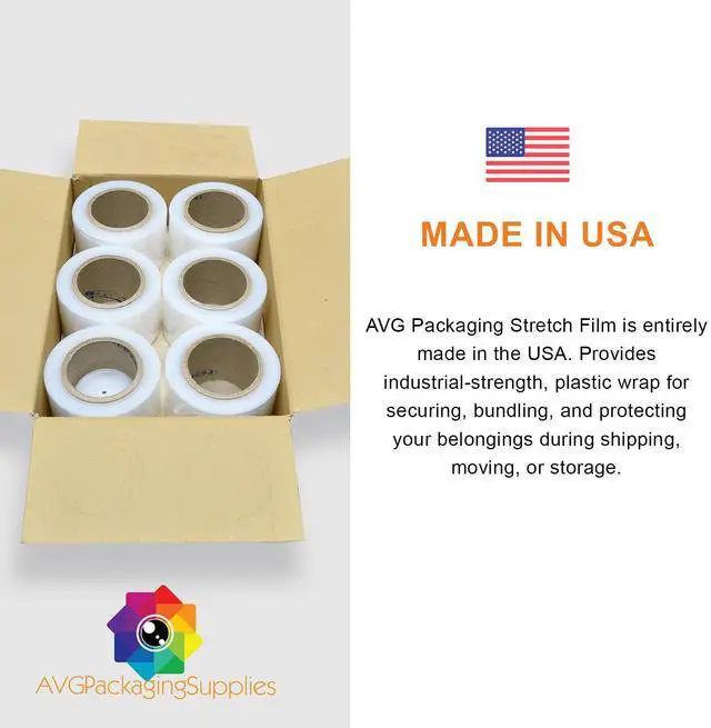 Alt view image 4 of 4 - 3" X 1000' Bundling Stretch Wrap Film - 80 Gauge (18 Rolls) - SF-82 - SF038010