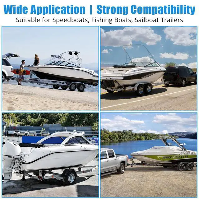 Alt view image 6 of 7 - Adjustable 40" Boat Trailer Guide Poles, 2 Pcs Rustproof Galvanized Steel with PVC Protection, 43" Height, Flexible Installation for Easy Loading of Ski, Fishing & Sailboats