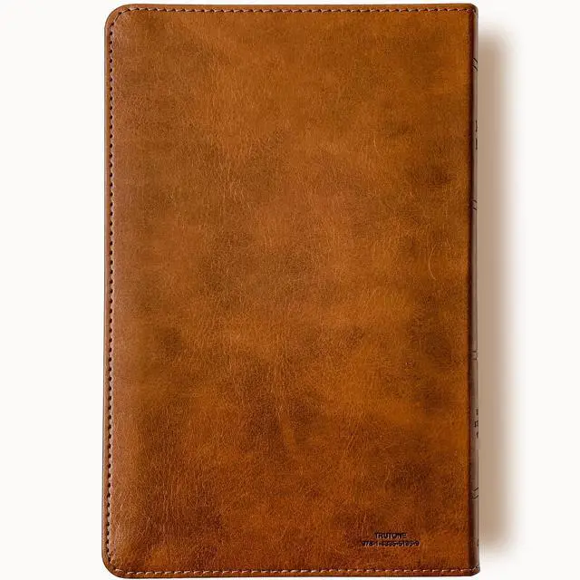Alt view image 6 of 7 - Personalized ESV Bible, Brown with a Lion on the Cover, Option to Customize with Hand Lettered Name on Cover