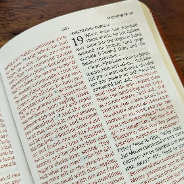 Alt view image 5 of 7 - Personalized NASB Large Print Bible | Custom Engraved Name | New American Standard 2020 | Personal Size Reference Bible | Christian Gift