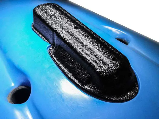 Main image of GT51 Transducer Mount for Hobie Kayaks - Protects Garmin SideVu Transducers - Durable 3mm Thermoformed Plastic - Stainless Steel Fasteners - Kayak Fishing Accessories