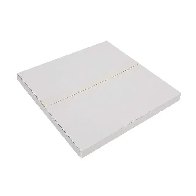 Alt view image 2 of 7 - 100PCS White LP Shipping Mailer Boxes | 12.5in*12.5in*1/2in & 1in Album Paper Box, Perforated for Easy-Fold Record Album Mailer, Shipping Boxes for Vinyl Record