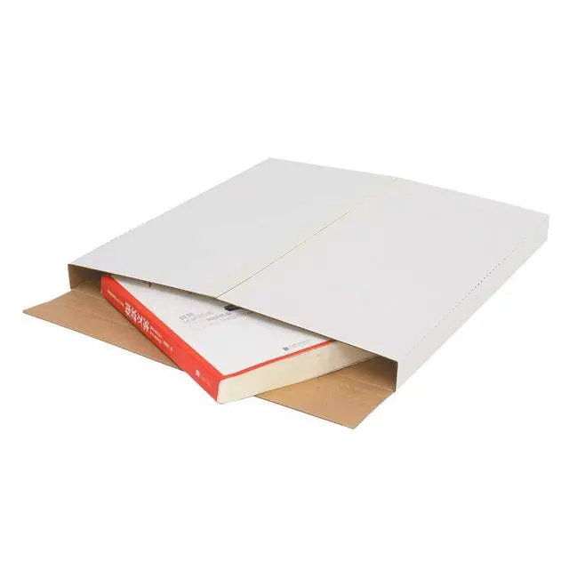 Alt view image 7 of 7 - 100PCS White LP Shipping Mailer Boxes | 12.5in*12.5in*1/2in & 1in Album Paper Box, Perforated for Easy-Fold Record Album Mailer, Shipping Boxes for Vinyl Record
