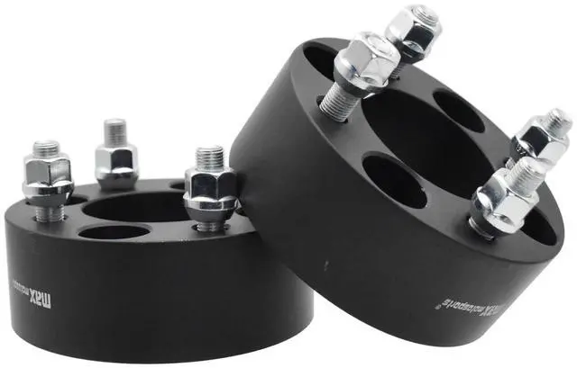 Main image of 2pcs 2.0" 4x4 Wheel Spacers Adapters Compatible with Yamaha Golf Cart M12x1.25 Studs