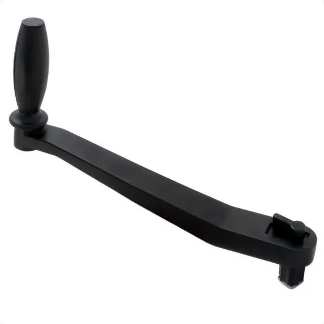 Main image of 10" Sailboat Winch Handle, Universal Winch Handle, Lock-in Mechanism, Black, Lightweight and Strong, Aluminum - FO3514