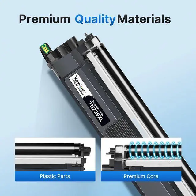 Alt view image 4 of 6 - TN229XL Toner Cartridges Replacement for Brother TN229 XL TN-229XL TN-229 XL for Brother MFC-L3780CDW MFC-L3765CDW MFC-L3720CDW HL-L3280CDW HL-L3220CDW HL-L3300CDW (Black, Cyan, Magenta, Yellow)