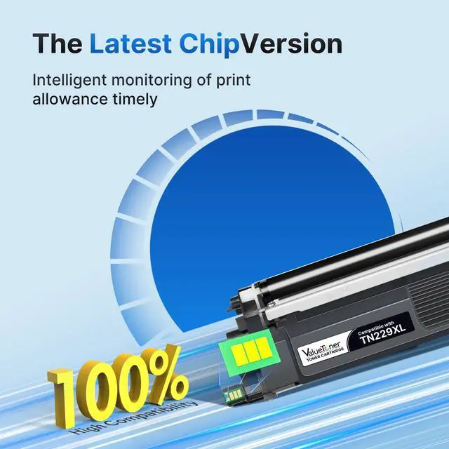 Alt view image 5 of 6 - TN229XL Toner Cartridges Replacement for Brother TN229 XL TN-229XL TN-229 XL for Brother MFC-L3780CDW MFC-L3765CDW MFC-L3720CDW HL-L3280CDW HL-L3220CDW HL-L3300CDW (Black, Cyan, Magenta, Yellow)