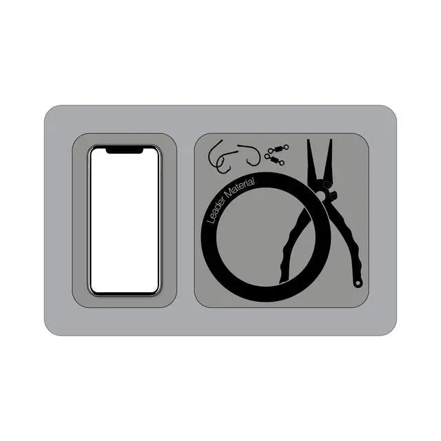 Alt view image 5 of 6 - SeaDek Foam Cell Phone Holder for Boats | Cell Phone Boat Dash Accessory | Perfect for Fishing Boat Center Consoles | 3M Adhesive Backing Boat Accessories