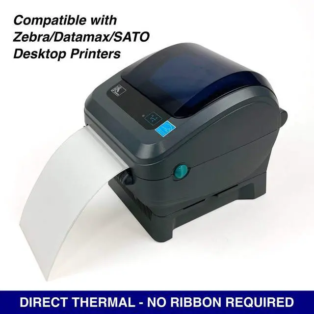 Alt view image 4 of 5 - 4x6 Direct Thermal Shipping Labels | 3,600 Labels | 8 Rolls of 450 | 1 inch Core
