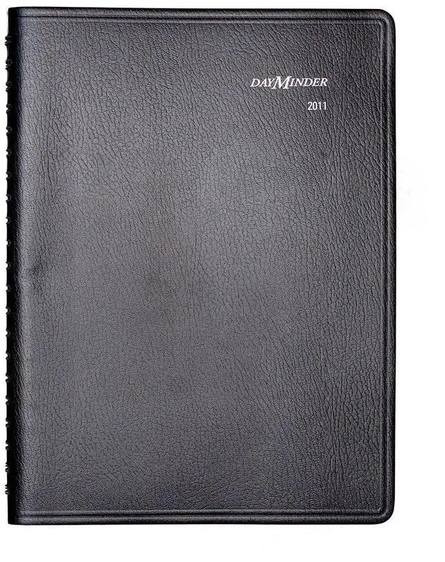 Main image of G56000 Four-Person Group Daily Appointment Book, 7 7/8 x 11, Black, 2016