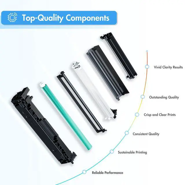 Alt view image 7 of 7 - 046 Toner Cartridge Set 046H MF733cdw for Canon 046 CRG-046 4 Pack | Compatible for Canon Color ImageCLASS MF733Cdw MF731Cdw LBP654Cdw MF735Cdw MF733 MF731 MF730C LBP650C Printer Ink (K/C/M/Y)