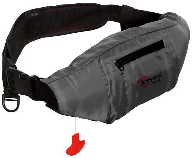 Main image of Inflatable Life Jacket Triangle Waist Bag Manual
