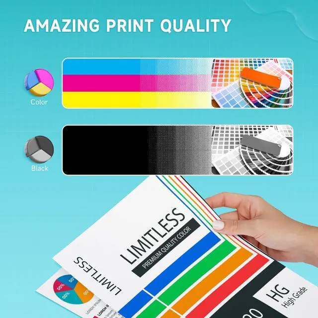 Alt view image 6 of 7 - 68XL 68 Ink Cartridges Black/Color Combo Pack Compatible for HP 68 Ink Cartridges High Yield Replacement for HP Ink 68 fit for Envy 6155e 6555e 6100e 6500e 6558e 6152e 6552e 6555e Printer(2 PACK)