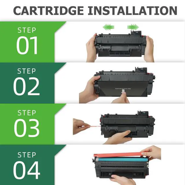 Alt view image 6 of 7 - 05A CE505A Toner Cartridge Black for HP P2035 P2055dn P2030 Printer 4 Pack | Compatible for HP LaserJet P2035 P2035N P2055DN 2055DN 2035N P2050 P2030 P2055D P2055X 2055D 2055X Printer Ink