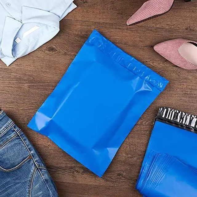 Alt view image 2 of 2 - ProLine 7.5x10.5 Blue Poly Mailer Envelopes Shipping Bags with Self Adhesive, Waterproof and Tear-Proof Postal Bags (2000)