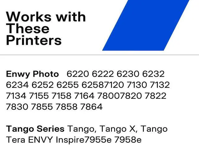 Alt view image 2 of 7 - 64XL Ink Cartridges Replacement for HP 64 XL Black Color Combo Pack for HP64 HP64XL with Printer Envy Photo 7858 7855 7120 7155 7158 7164 6255 6252 6232 7100 Inspire 7955e 7958e 7255e Tango