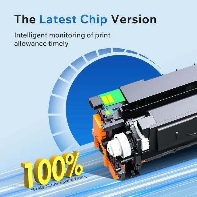 Alt view image 7 of 7 - 414A Replacement for HP 414A Toner Cartridges 4 Pack M479fdw | compatible with hp 414a 414x toner cartridges 4 pack M479fdw M479fdn M479dw M454dw M454dn M479 M454 M480f Printer