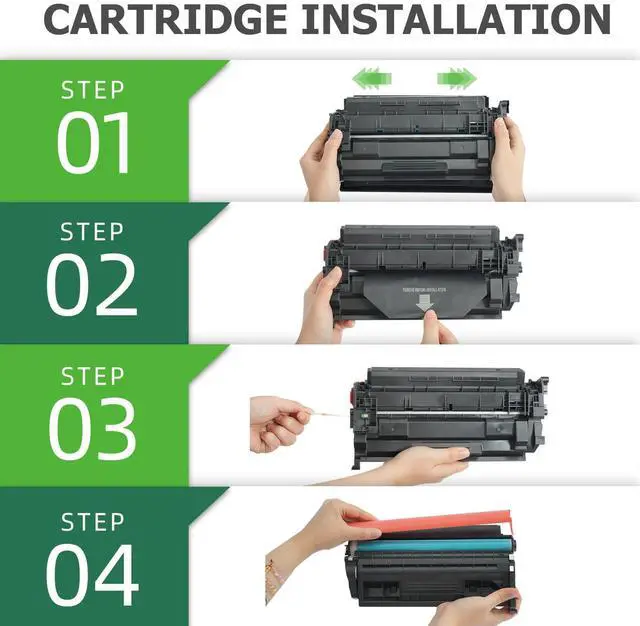 Alt view image 6 of 7 - 26X CF226X Toner Cartridge for HP Printer 26A CF226A M402n MFP M426fdw | Compatible for HP 26X CF226X for HP LaserJet Pro M402n M402dw M402dn Pro MFP M426fdw M426fdn M426dw Printer (Black 4-Pack)