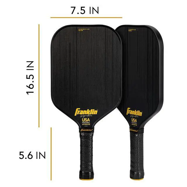 Alt view image 2 of 7 - Pro Pickleball Paddles-Signature Series STK Carbon Fiber-Pickleball USAPA Approved-Polypropylene Core