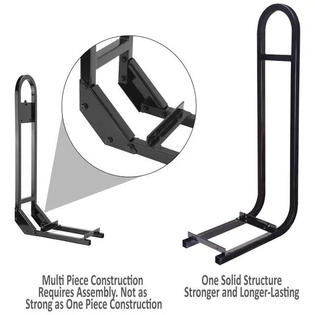 Alt view image 4 of 7 - Huskey Golf Cart Rear Seat Safety Grab Bar U-Shaped Hand Rail Compatible with Yamaha Models, One Solid Piece with Mounting Hardware