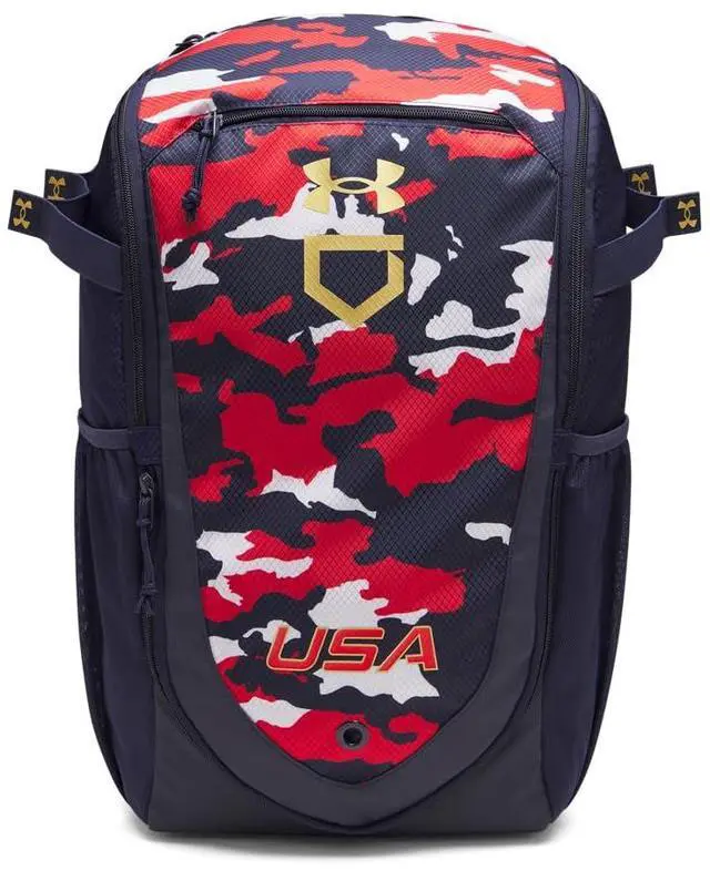 Main image of Unisex Utility Baseball Backpack, (410) Midnight Navy / / Metallic Gold, One Size Fits Most